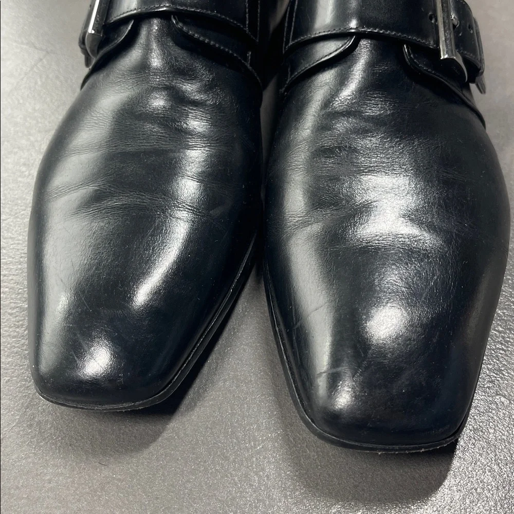 Prada black leather
